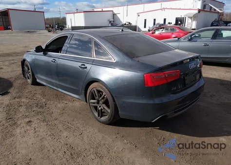2015 Audi A6 3.0T Premium Plus из США, поврежденный, VIN WAUFGAFC5FN016295